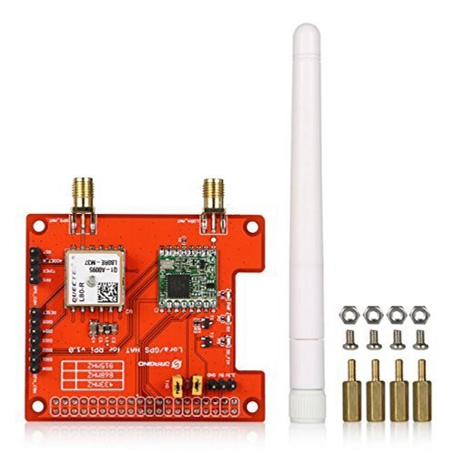433MHz Lora/GPS_HAT Wireless Expansion Board Kit Compatible with Raspberry PI Built-in Temperature Sensors Low Battery Indicator Support DGPS SBAS SDK Commands