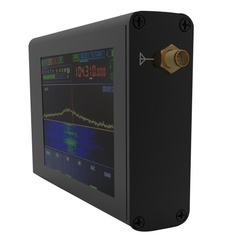 

50KHz-200MHz Malachite Shortwave Radio Noise Reduction Receiver with 3.5 Inch Touching Screen