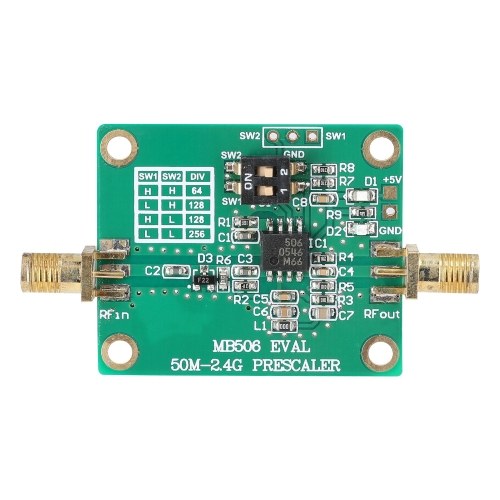 

MB506 Module 50MHz-2.4GHz High Frequency Prescaler 64 /128/256 Divider for DBS CATV UHF
