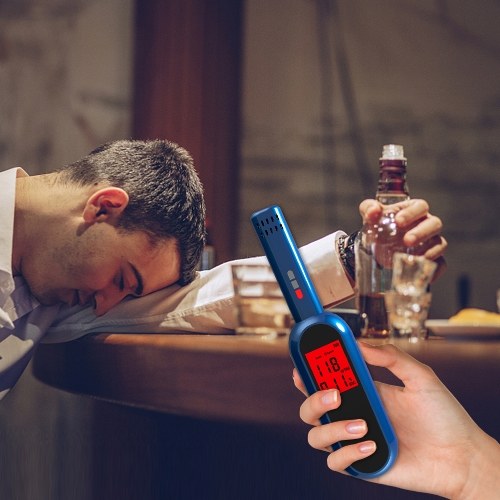 

0.0%-0.19% BAC Portable Alcohols Detector Quick Response Alcohols Tester with LCD Display Screen Personals Home Party Alcohols Breath Tester ( Japanese manual)
