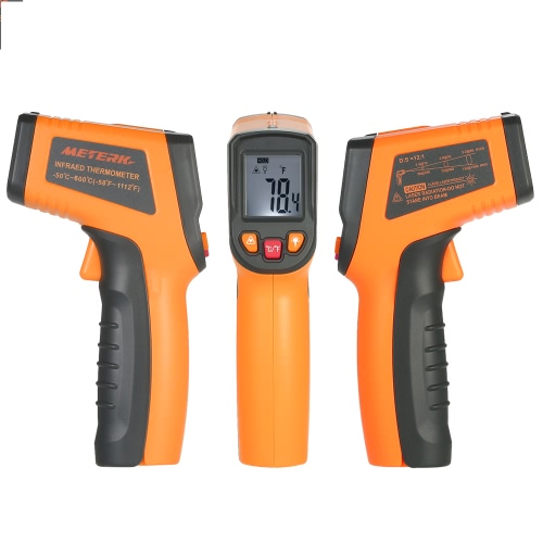 

Meterk -50~600°C Thermometer Temperature Measurement Pyrometer