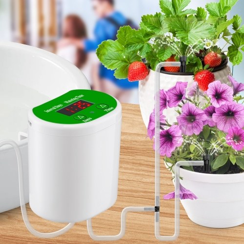 Automatisches Bewässerungssystem, zeitgesteuertes Bewässerungsgerät, Gartenterrassen-Tropfbewässerungsset für die Urlaubsbewässerung von Topfpflanzen