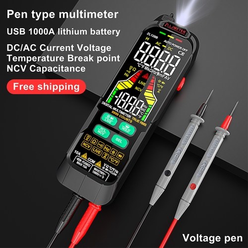 Digital Multimeter Professional Tester Meter Alternating Current Direct Current Voltage Multimetro True RMS Capacitance Temp Detector Multitester 
