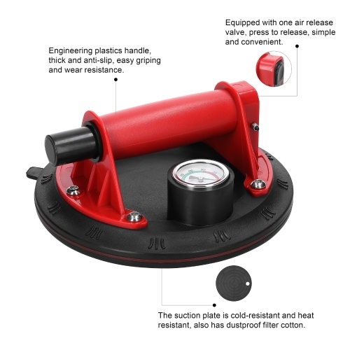 

Manual Vacuum Suction Cup 100kg High Bearing Capacity Hand-pump Sucker Heavy Duty Vacuum Ceramic Tile Lifter for Granite Glass Lifting Tool