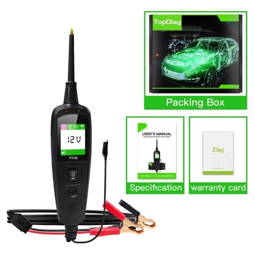 Automotive Circuit Tester Power Circuit Probe Kit Car Voltage/Resistant Tester Diagnostic Tool 2M Cable 