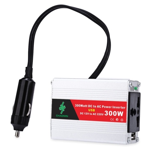 Portable Inverter Car Power Inverters DC12Volt To AC220Volt Transformer 300W Car Power Converter USB Adapter Auto Inverters 