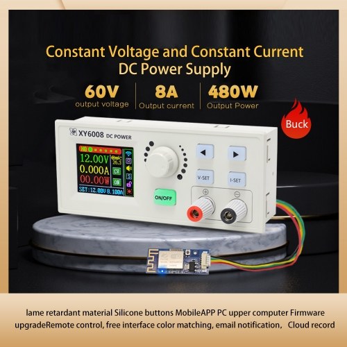 Direct Current Regulated Power Supplys Constant Voltage and Constant-Current Maintenance 60V 8A 480W Step-down Module (With Wifi) 