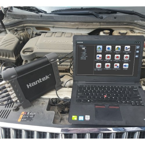 Hantek 1008C 8 Channels Automotive Diagnosis Equipment Car Diagnostic Oscilloscope Automobile Diagnostic Programmable Signal Generator Automobile Special Oscilloscope 8CH 2.4MSa/s 100kHz 