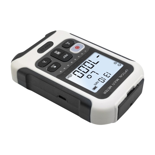 Portable 3 in 1 Optical Power Meter High Accurancy Network Tester Digital Display Optical Fiber Tester with LED Light (Type B -50 to 26dBm) 