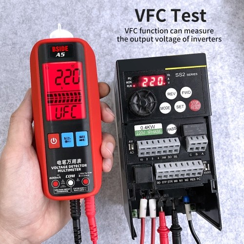 Digital Multimeter Professional Voltage Current Resistance Frequency Capacitance Diode Temperature Capacitance Measurement Test Meter Temp Detector Multitester Digital Backlight Display Tester 