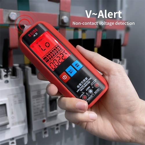 Digital Multimeter Professional Voltage Current Resistance Frequency Capacitance Diode Temperature Capacitance Measurement Test Meter Temp Detector Multitester Digital Backlight Display Tester 