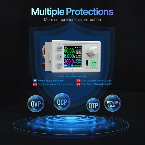 RK6006-BT CNC Direct Current Regulated Power Supplies Constant-voltage Constant-current Maintenance Experimental Power Supplying Device 