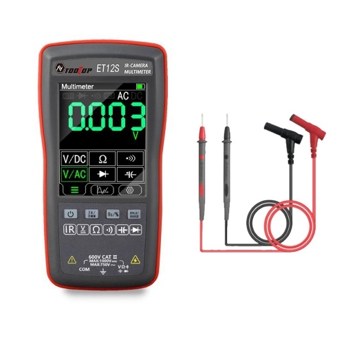 2in1 Digital Thermal Imager Multimeter 2.8inch Color Display 24*32 Thermal Imaging Pixel 6000 Counts Multimeter  ET12S 