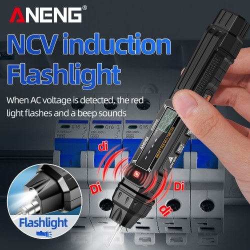 ANENG A3005A/B Digital Intelligent Professional Multimeter Sensor Pen Phase Sequence Tester AC Voltage Meter Non-Contact Voltmeter Electric Tool 