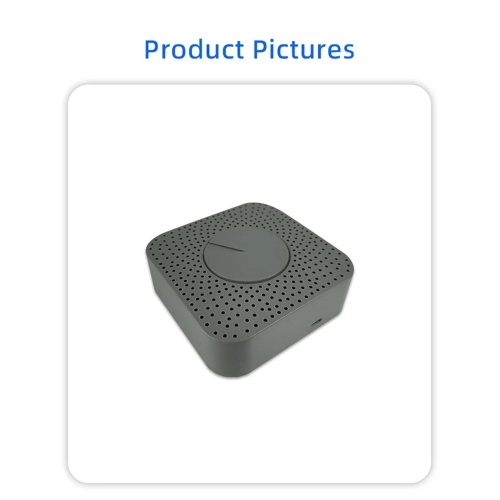 Tuya WiFi Intelligent Air Quality Monitor 5-in-1 Air Housekeeper HCHO/CO2/VOC/Temperature/Humidity Detector Support Remote APP Control Alarm Function Compatible with Alexa Google Home for Home Office 