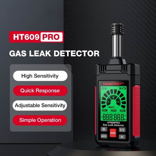 HABOTEST HT609PRO Gas Leak Detector 50-1000PPM Natural Gas Detector 