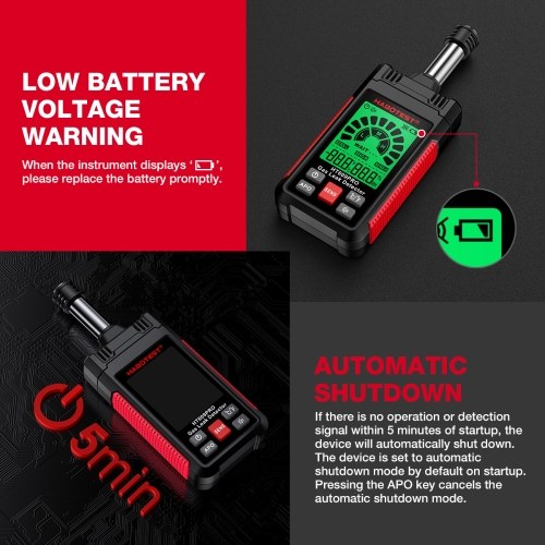 HABOTEST HT609PRO Gas Leak Detector 50-1000PPM Natural Gas Detector 