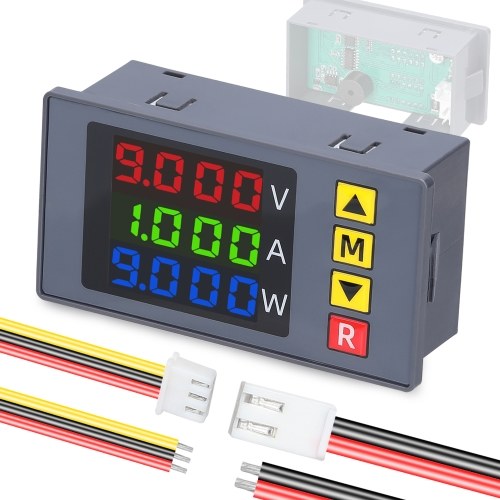 

BM730 3in1 Voltage Current Power Meter 4-digit Digital Voltmeter Multifunctional Ammeter with Buzzer Supports Voltage and Current Display Fine Adjustment with Low Voltage Overvoltage and Overcurrent Sound Alarm Function