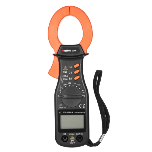 

RuoShui 1999 Counts Digital Clamp Meter AC/DC Voltage Current Auto Range Portable Handheld LCD Diaplay Auto-ranging Clamp Multimet