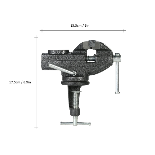 50mm Heavy Duty Table Vise Swivel Lock Clamp Hobby Craft Repair Tool