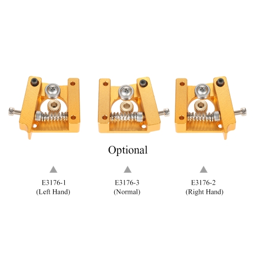 

3D Printer MK8 1.75mm Remote Extruder Accessories Aluminum Frame for Makerbot Reprap Left Hand