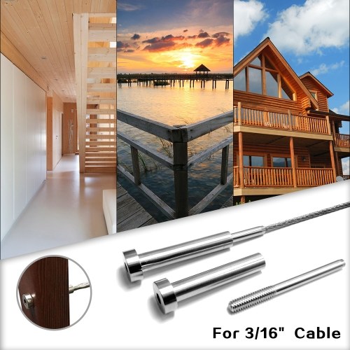 

Stainless Steel Invisible Receiver Stud Swage