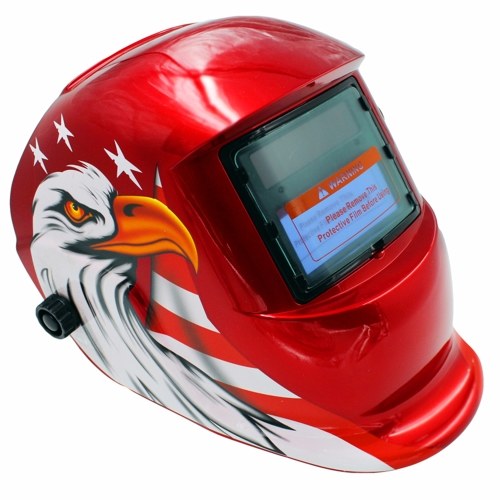 

Solar Powered Welding Helmet Auto Darkening Hood Adjustable for Mig Tig Arc Welder Mask Electric Welding Mask
