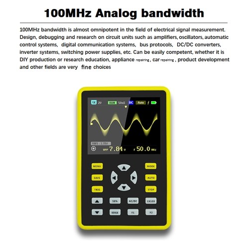 5012H handheld portable digital oscilloscope
