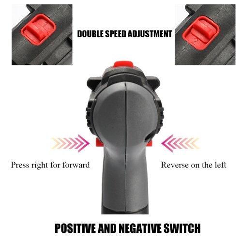 

Multifunctional Electric Impact Cordless Drill High-power Rechargeable Lithium Battery Wireless Hand Drills Home DIY Electric Power Tools