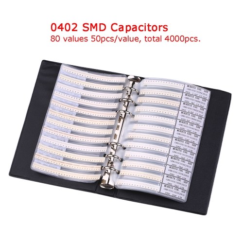 Livre d'échantillons 0201 0402 0603 0805 1206 Kit de résistance SMD SMT Puce Resistor