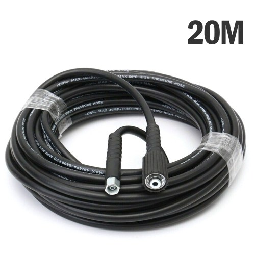 

20M High Pressure Washer Water Cleaner Hose Male To Female 4800 PSI 10HP 8HP