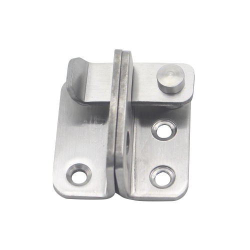 Stainless Steel Gate Latches Left/Right Door Padlock Latch Safety Door Lock with Padlock Hole