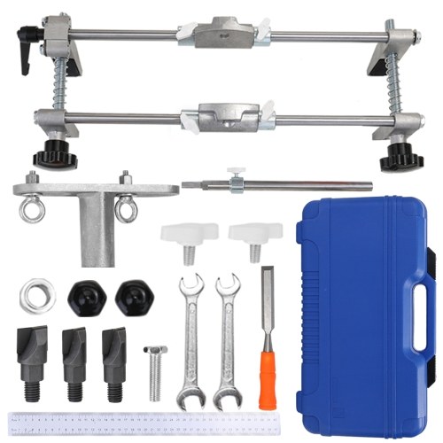 Multifunctional Professional Locksmith Woodworking Door Lock Mortiser Kit Hole Saw Opener Intallation Mortising Jig Tool Maintenance Set