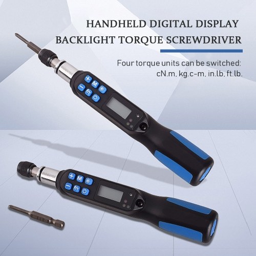

Portable 0.1-2NM Cordless Torque Screwdriver Backlight Digital Display