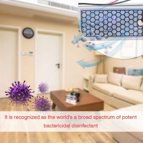 

Portable 15g/h Ceramic Ozone Generator Triple Integrated Plate Ozonizer Water Air Purifier