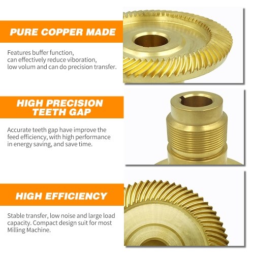 

Milling Machine Bevel Gear Spiral Bevel Gear Bridgeport Bronze Gear For Servo Power Feeder Right Tooth
