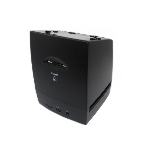 

EC717 Mini Digital 35mm 135mm Negative Slide Film Scanner Converter Photo Digital Image Viewer with 2.36" LCD Build-in Editing Softwar