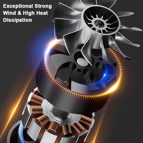 

Handheld Jet Fan 500g High Thrust Lithium Violent Fan Ducted Turbofan High Power Duct Fan Portable Dust Blower Keyboard Cleaning Tool Compatible with Makita Battery