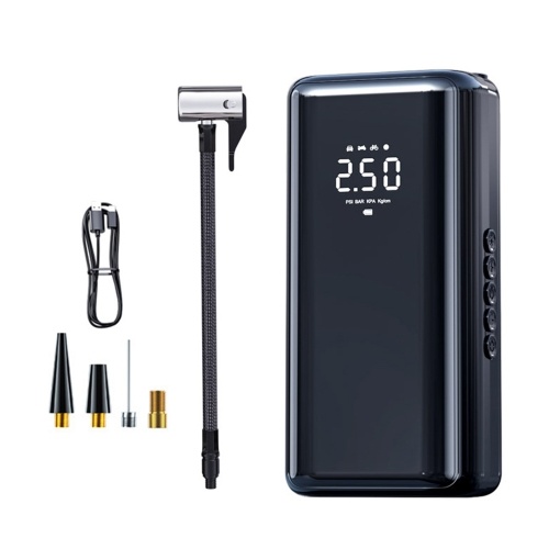Tire Inflator Portable Air Compressor 150PSI 4500mAh Air Pump for Car Tires with LED Light Tire Pressure Gauge for Car Bike Motorcycle Tires Balls 