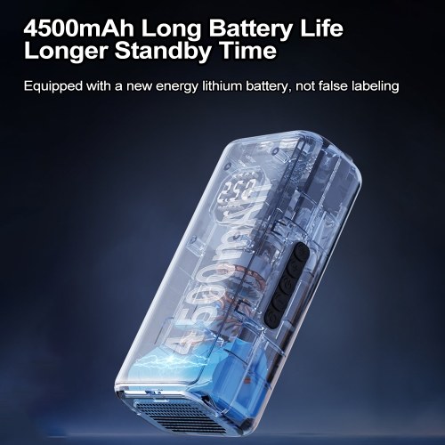 Tire Inflator Portable Air Compressor 150PSI 4500mAh Air Pump for Car Tires with LED Light Tire Pressure Gauge for Car Bike Motorcycle Tires Balls 