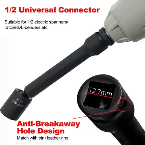 150mm Drive Sleeve For Solar Photovoltaic Power Station 1/2in Hex Socket Wrench (For Handheld Electric Wrenches) 