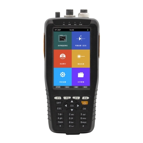 Intelligent Handy OTDR 1310 1550nm avec testeur d'écran tactile VFL / OPM / OLS OTDR Réflectomètre optique de domaine temporel TM290