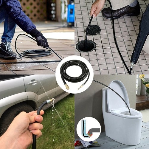 

Pressure Washer Sewer Drain Cleaning Hose Tube Cleaner Compatible with Karcher K Series 10M