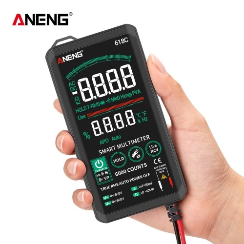

ANENG Digital Autoranging Multimeter with Audible Continuity True RMS Backlit