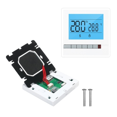 

Tuya WiFi Smart Water Heating Thermostat Programmable Temperature Controller Compatible with Alexa Google Home Large LCD Screeb with Backlight