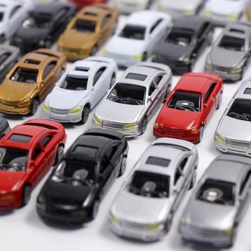 

1:75 1:87 Plastic Model Car for Building Car Layout Random Color Party Stocking Stuffers Cars Toys for Kids