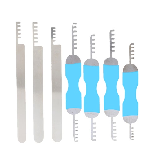 

7pcs Stainless Steel Comb Picks Lock Opener Locksmith Tools