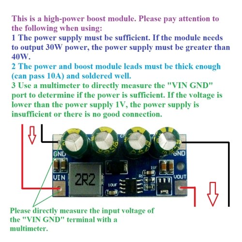 

DCtoDC Step-up Boost Powers Converter Module DC3.7-8V to 9V Step-up Circuit Board