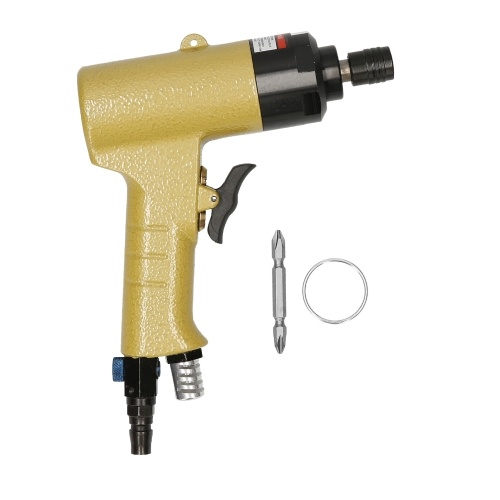 

KKmoon Air Screw Driver Pneumatic Screwdriver Pistol Type Air Screwdriver with Self-Lock Chuck Forward & Reverse for Screwing and Unscrewing