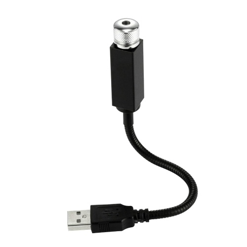 KKmoon Car Star Atmosphärenlampe Plug-and-Play USB-Sternlampe LED-Dach Sternlichter LED-Atmosphärenlicht USB-Dekorationslampe USB-Nachtlichtprojektor für Auto / Heim / Party (Rotes Licht)